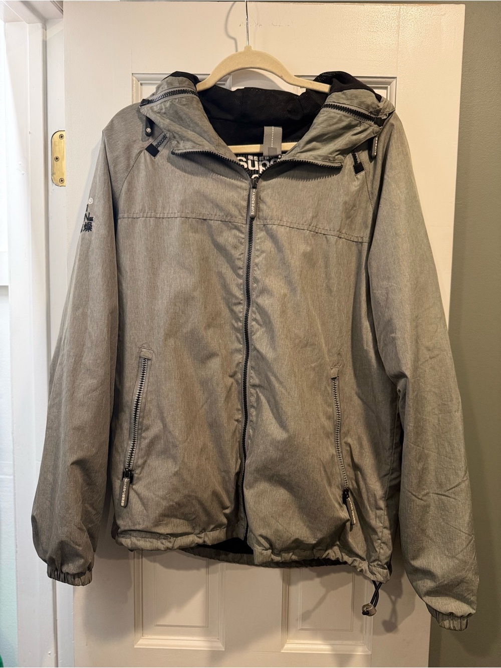 Superdry original Gray Men's Hooded Shell Jacket